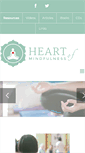 Mobile Screenshot of heartofmindfulness.com