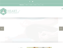 Tablet Screenshot of heartofmindfulness.com
